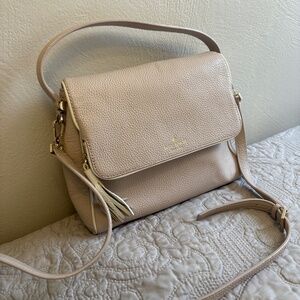 Beautiful powder pink Kate Spade purse with strap!